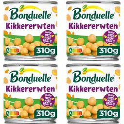 Albert Heijn Bonduelle Kikkererwten 4-pack aanbieding