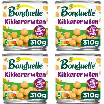Albert Heijn Bonduelle Kikkererwten 4-pack aanbieding