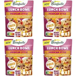 Albert Heijn Bonduelle Lunch bowl Mexican style 4-pack aanbieding