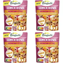 Albert Heijn Bonduelle Lunch bowl Mexican style 4-pack aanbieding