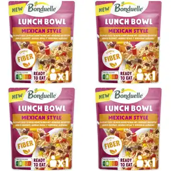 Albert Heijn Bonduelle Lunch bowl Mexican style 4-pack aanbieding