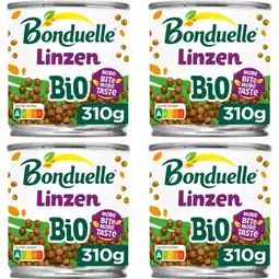 Albert Heijn Bonduelle Linzen bio 4-pack aanbieding