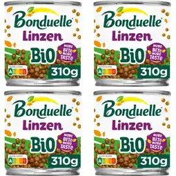 Albert Heijn Bonduelle Linzen bio 4-pack aanbieding