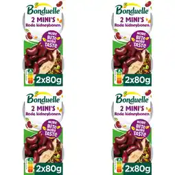 Albert Heijn Bonduelle Rode kidneybonen 2 mini's 4-pack aanbieding
