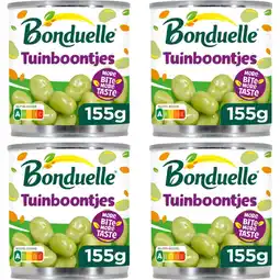 Albert Heijn Bonduelle Tuinboontjes 4-pack aanbieding