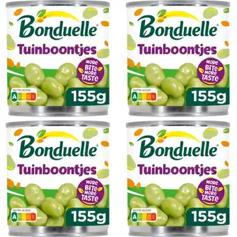 Albert Heijn Bonduelle Tuinboontjes 4-pack aanbieding