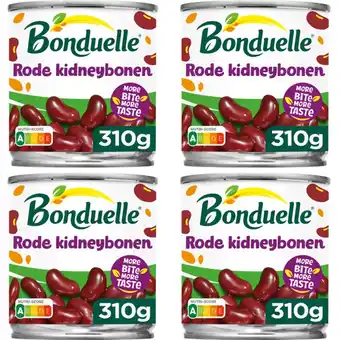 Albert Heijn Bonduelle Rode kidneybonen 4-pack aanbieding