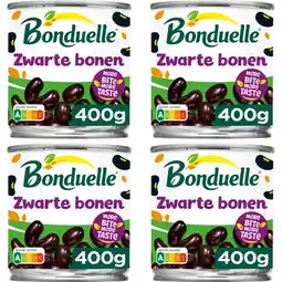 Albert Heijn Bonduelle zwarte bonen 4-pack aanbieding