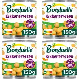 Albert Heijn Bonduelle Kikkererwten 4-pack aanbieding