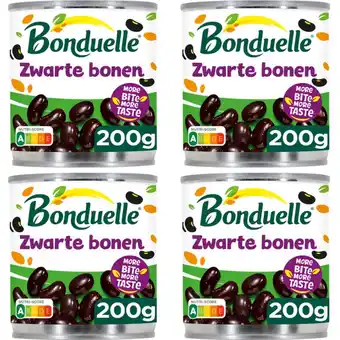 Albert Heijn Bonduelle Zwarte bonen 4-pack aanbieding