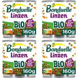 Albert Heijn Bonduelle Linzen bio 4-pack aanbieding