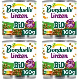 Albert Heijn Bonduelle Linzen bio 4-pack aanbieding