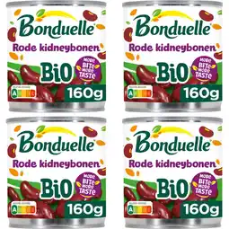 Albert Heijn Bonduelle Rode kidneybonen bio 4-pack aanbieding