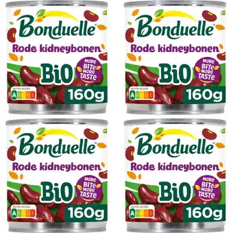 Albert Heijn Bonduelle Rode kidneybonen bio 4-pack aanbieding