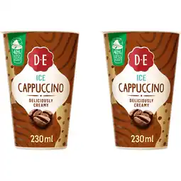 Albert Heijn Douwe Egberts Ice cappuccino ijskoffie 2-pack aanbieding