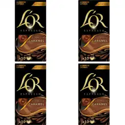 Albert Heijn L'OR Espresso caramel capsules 4-pack aanbieding