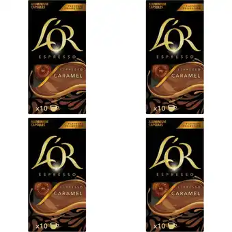 Albert Heijn L'OR Espresso caramel capsules 4-pack aanbieding