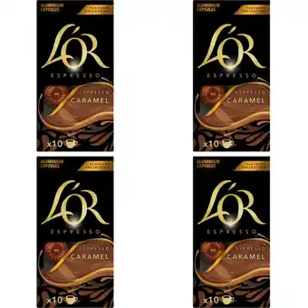 Albert Heijn L'OR Espresso caramel capsules 4-pack aanbieding