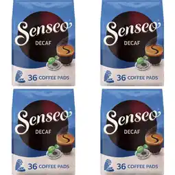 Albert Heijn Senseo Decaf coffee pads 4-pack aanbieding