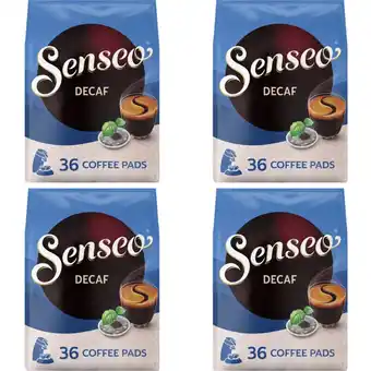 Albert Heijn Senseo Decaf coffee pads 4-pack aanbieding