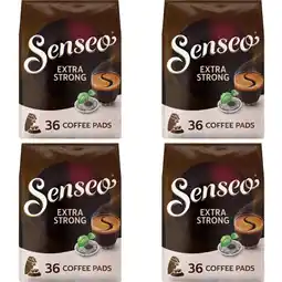 Albert Heijn Senseo Extra strong coffee pads 4-pack aanbieding