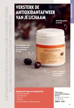 Oriflame Wellosophy Astaxanthin & Bilberry Extract aanbieding