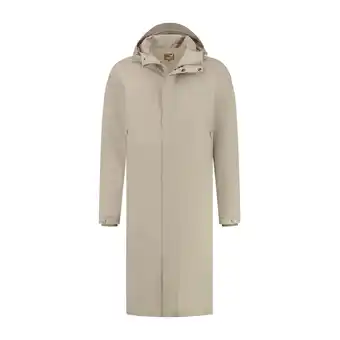 ANWB Mgo Linc Heren lange regenjas Taupe aanbieding