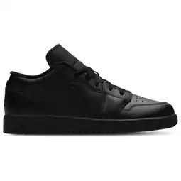 Foot Locker Jordan 1 Low Unisex Schoenen - Zwart - Maat: 38 - Leer - Foot Locker aanbieding