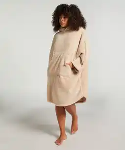 Hunkemoller Hunkemöller Snuggle Fleece Jurk Lounge Beige aanbieding
