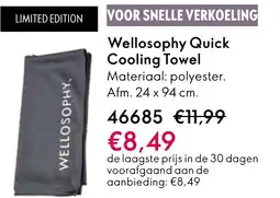 Oriflame Wellosophy Quick Cooling Towel aanbieding