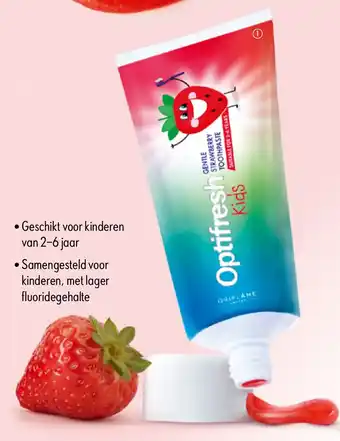 Oriflame Optifresh Kids Gentle Strawberry Toothpaste aanbieding