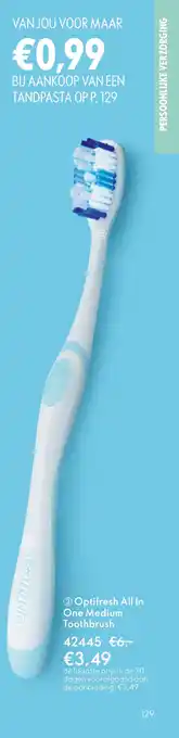 Oriflame Optifresh All In One Medium Toothbrush aanbieding