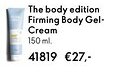 Oriflame The body edition Firming Body Gel Cream aanbieding