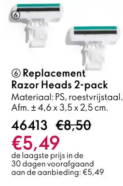 Oriflame Replacement Razor Heads 2-pack aanbieding