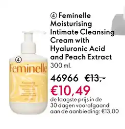 Oriflame Feminelle Moisturising Intimate Cleansing Cream with Hyaluronic Acid and Peach Extract aanbieding