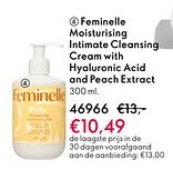 Oriflame Feminelle Moisturising Intimate Cleansing Cream with Hyaluronic Acid and Peach Extract aanbieding