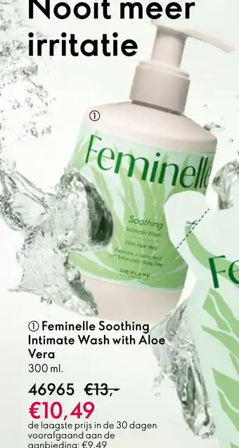 Oriflame Feminelle Soothing Intimate Wash with Aloe Vera aanbieding