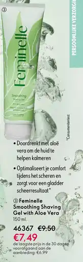 Oriflame Feminelle Smoothing Shaving Gel with Aloe Vera aanbieding