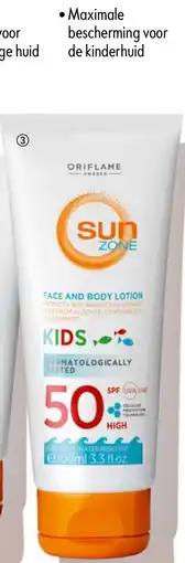 Oriflame Sun Zone Face & Body Lotion Kids SPF 50 High aanbieding