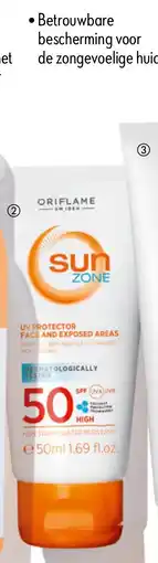 Oriflame Sun Zone UV Protector Face and Exposed Areas SPF 50 High aanbieding