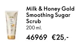 Oriflame Milk & Honey Gold Smoothing Sugar Scrub aanbieding