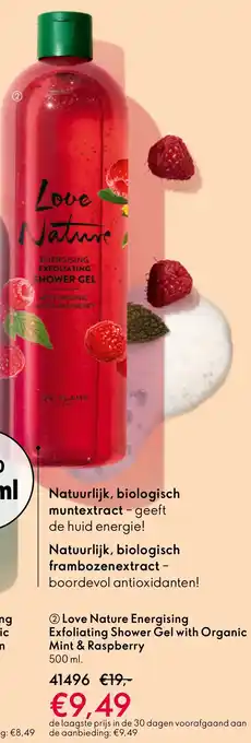 Oriflame Love Nature Refreshing Shower Gel with Organic Coconut Water & Melon aanbieding