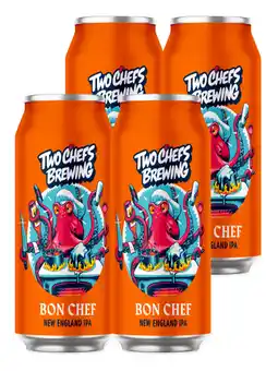 Flink Two Chefs Bon Chef NEIPA 5% 33cl 4x aanbieding