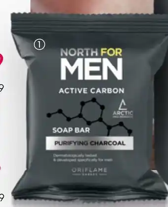 Oriflame North For Men Active Carbon Soap Bar aanbieding