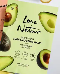 Oriflame Love Nature Nourishing Hair Smoothie Mask with Organic Avocado aanbieding