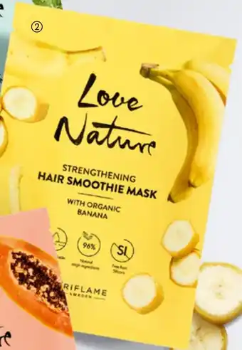 Oriflame Love Nature Strengthening Hair Smoothie Mask with Organic Banana aanbieding