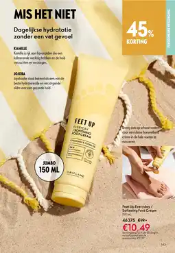 Oriflame Feet Up Everyday/ Softening Foot Cream aanbieding