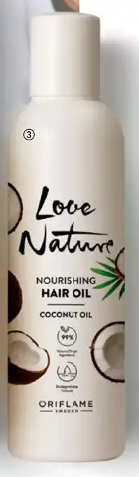 Oriflame Love Nature Nourishing Hair Oil Coconut Oil aanbieding