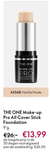 Oriflame THE ONE Make-up Pro All Cover Stick Foundation aanbieding