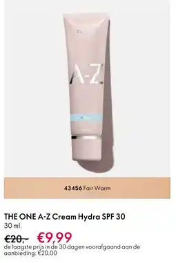 Oriflame THE ONE A-Z Cream Hydra SPF 30 aanbieding